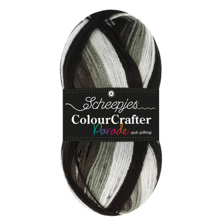 Scheepjes Colour Crafter Parade Garn 408 Grå Blanding