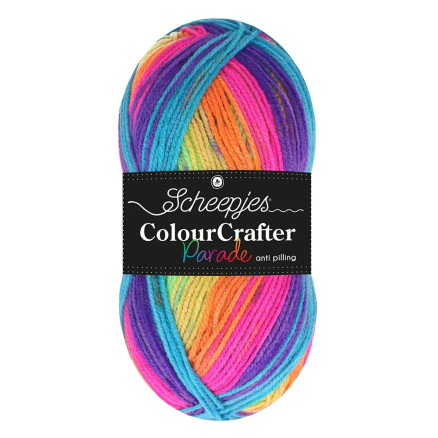 Scheepjes Colour Crafter Parade Garn 611 Neon Drøm