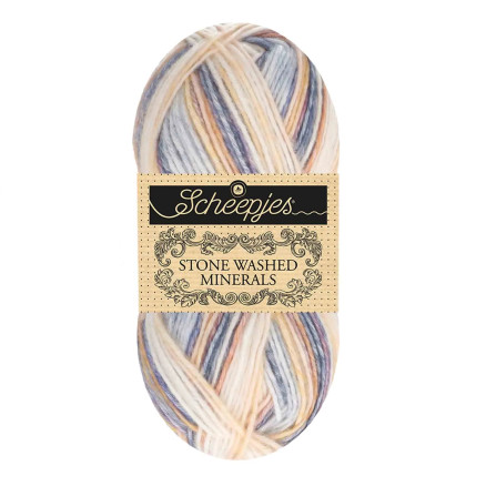 Scheepjes Stone Washed Minerals Garn 919 Kobolt Kobber