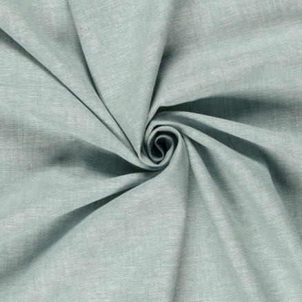 Hør/Bomuld meleret 138cm 22 Mint - 50cm