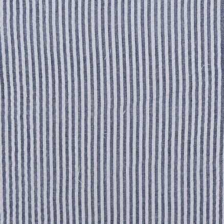 Seersucker m/ Striber 145 cm 8 Mørkegrå - 50cm