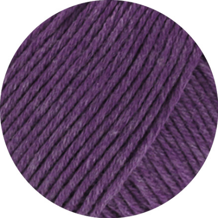 Lana Grossa Soft Cotton Garn 53 Antracit Violet