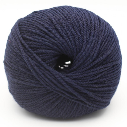 Kremke Soul Wool The Merry Merino 110 GOTS Garn 26 Marineblå