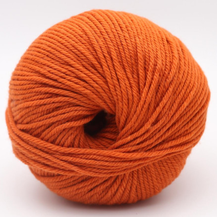 Kremke Soul Wool The Merry Merino 140 GOTS Garn 08 Græskar