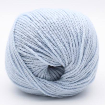 Kremke Soul Wool The Merry Merino 140 GOTS Garn 21 Baby Blå