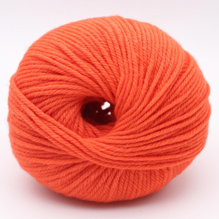 Kremke Soul Wool The Merry Merino 70 GOTS Garn 09 Blodorange