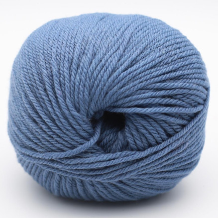 Kremke Soul Wool The Merry Merino 70 GOTS Garn 24 Denim Blå
