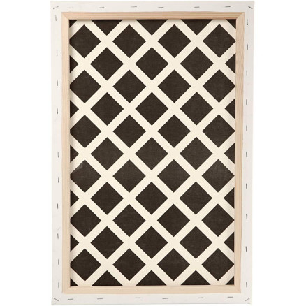 Malerlærred, D: 1,7 cm, str. 40x60 cm, 360 g, hvid, 1 stk.