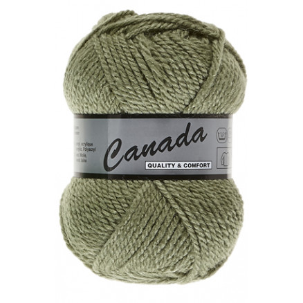 Lammy Canada Garn Unicolor 076 Lys Armygrøn
