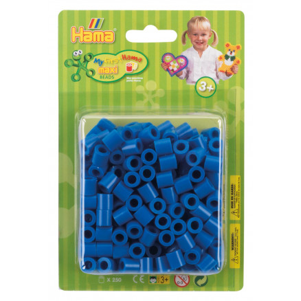 Hama Maxi Perler Blisterpak 8509 Lyseblå - 250 stk