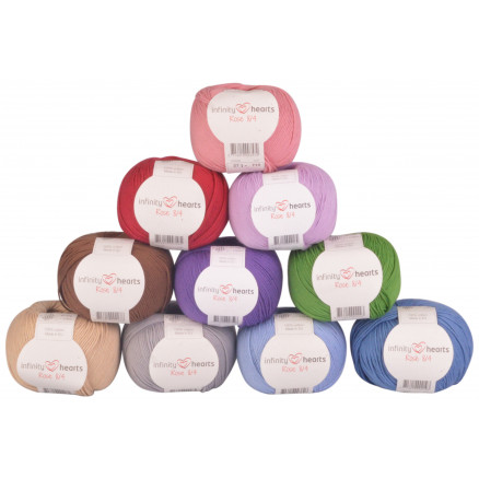 Infinity Hearts Rose 8/4 Garnpakke 11 Sommer - 10 stk