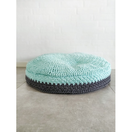 Hundepude af Rito Krea - Hundekurv Hækleopskrift 70/80x15 cm