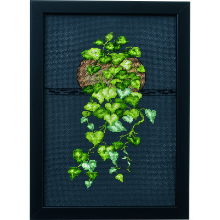Permin Broderikit Heart Leaf Philo 20x29cm
