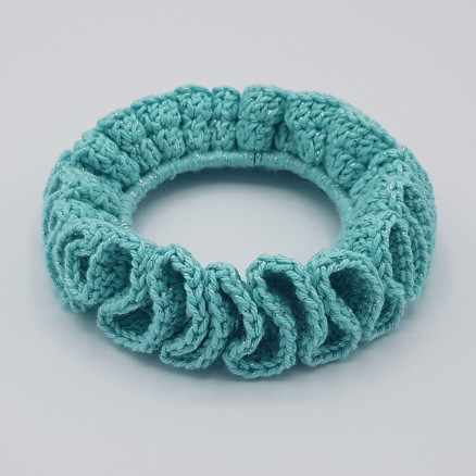 Ida's Scrunchie af Rito Krea - Scrunchie Hækleopskrift - 3 stk.