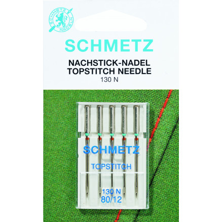 Schmetz Symaskinenåle Topstich 130N Str. 80 - 5 stk