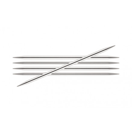 KnitPro Nova Metal Strømpepinde Messing 10cm 2,25mm