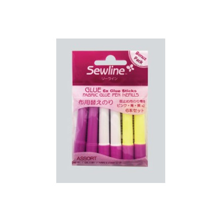 Sewline Refill til Lim Pen - 6 stk