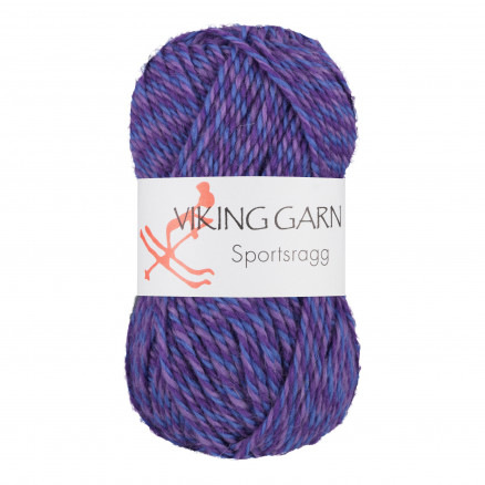 Viking Garn Sportsragg 589 Multi Lilla