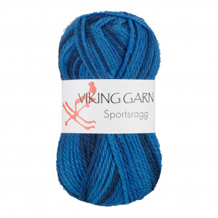 Viking Garn Sportsragg 583 Multi Blå