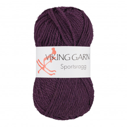 Viking Garn Sportsragg 578 Mørk Lyng