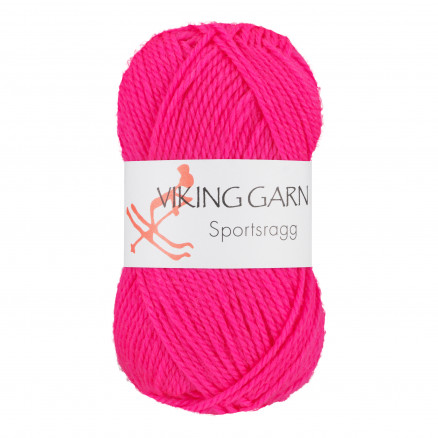 Viking Garn Sportsragg 577 Neonrosa