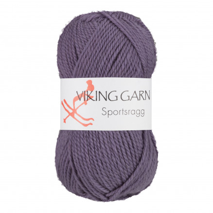 Viking Garn Sportsragg 568 Mørk Lilla