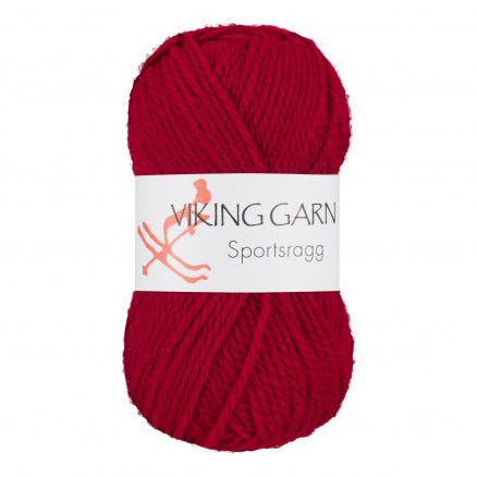 Viking Garn Sportsragg 565 Rød