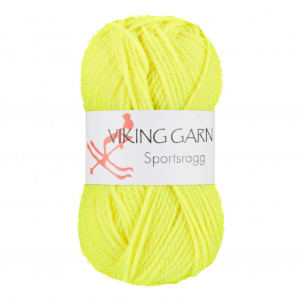 Viking Garn Sportsragg 549 Neongul