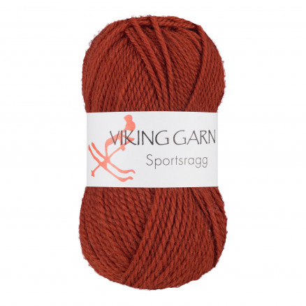 Viking Garn Sportsragg 543 Brændt Orange