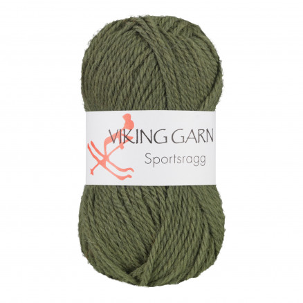 Viking Garn Sportsragg 532 Mørk Grøn