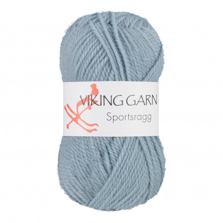 Viking Garn Sportsragg 524 Lys Denim Blå