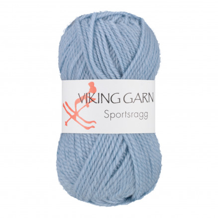 Viking Garn Sportsragg 521 Lys Blå