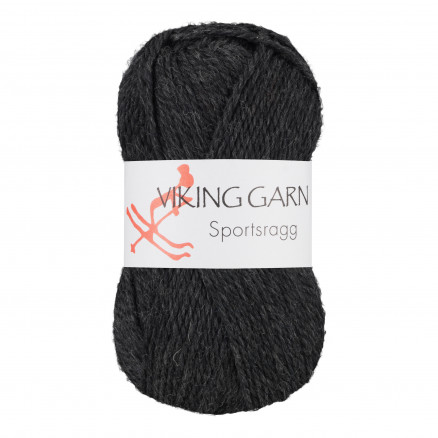 Viking Garn Sportsragg 517 Koksgrå