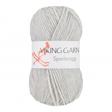Viking Garn Sportsragg 512 Perlegrå