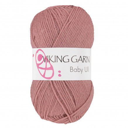 Viking Garn Baby Ull 365 Gammelrosa