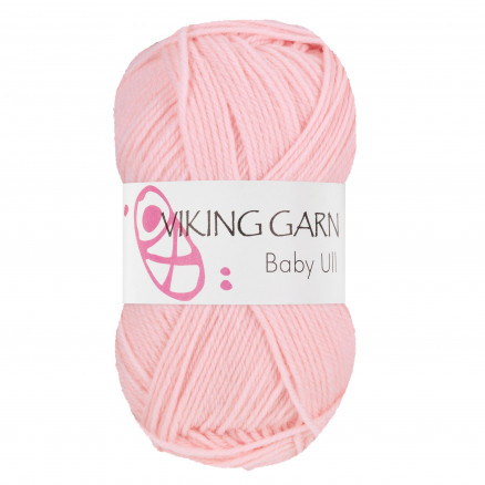 Viking Garn Baby Ull 364 Lys Rosa