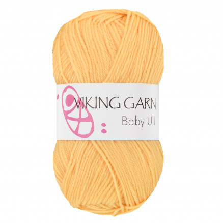 Viking Garn Baby Ull 343 Gul