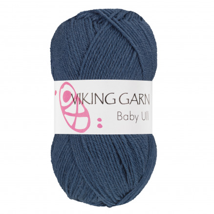 Viking Garn Baby Ull 325 Jeansblå