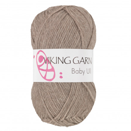 Viking Garn Baby Ull 309 Lys Brun
