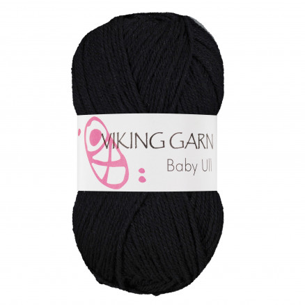 Viking Garn Baby Ull 303 Sort