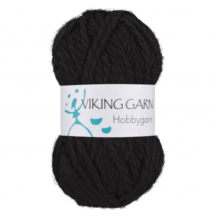 Viking Garn Hobbygarn 903 Sort