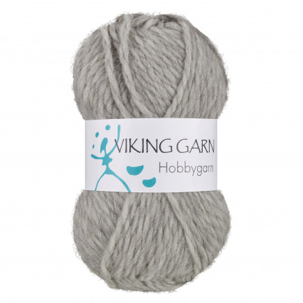 Viking Garn Hobbygarn 913 Lys Grå