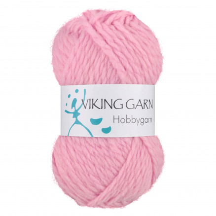 Viking Garn Hobbygarn 964 Lys Rosa