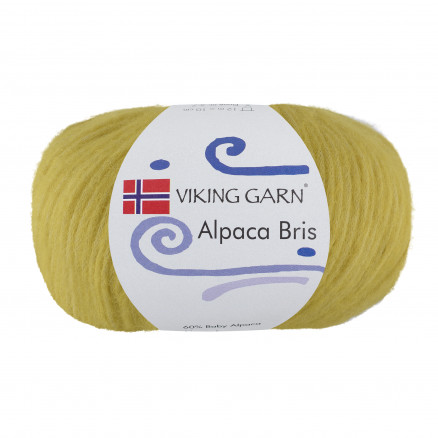 Viking Garn Alpaca Bris 333 Limegrøn