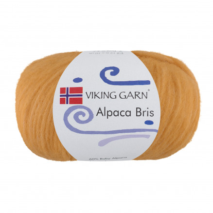 Viking Garn Alpaca Bris 345 Okkergul