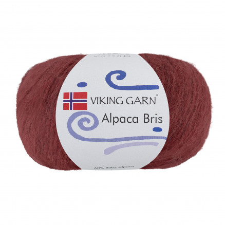 Viking Garn Alpaca Bris 354 Burgunder