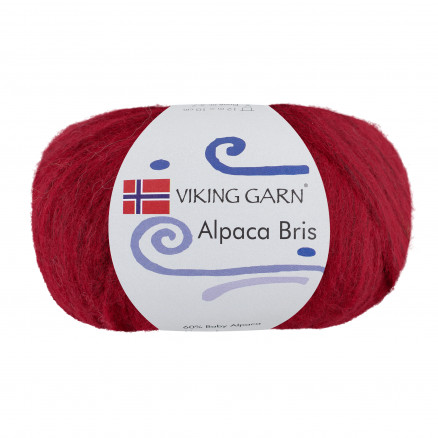 Viking Garn Alpaca Bris 360 Rød