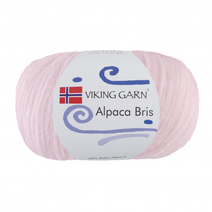 Viking Garn Alpaca Bris 364 Lys Rosa