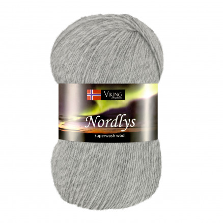 Viking Garn Nordlys 915 - Lys Grå