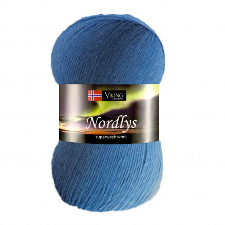 Viking Garn Nordlys 923 - Multi Blå